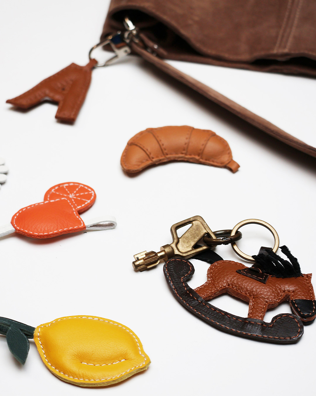 Grigris de sac en cuir DIY